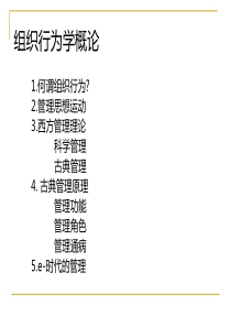 国际顶级学院EMBA培训之组织行为学