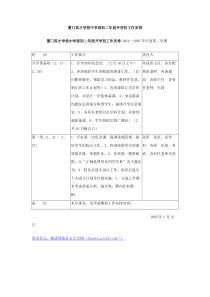 厦门英才学校中学部初二年段开学初工作安排