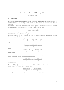 数学不等式的3variable