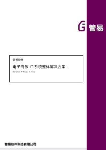 EC-ERP整体解决方案(1)