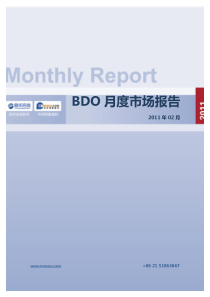 XXXX年2月份BDO市场分析报告