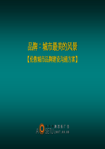 伦教城市品牌建设沟通方案