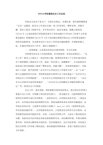 乡中心学校暑假安全工作总结