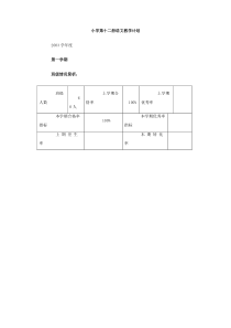 小学第十二册语文教学计划范文