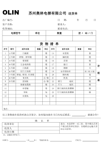 (完整word版)送货单和发货清单