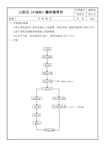 三次元(C-MM)操作指导书(TL)