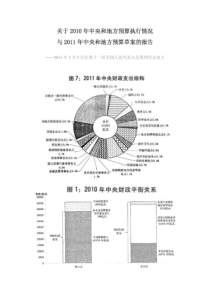 XXXX年中央和地方财政预算报告XXXX年中央和地方财政预算草案(含图)