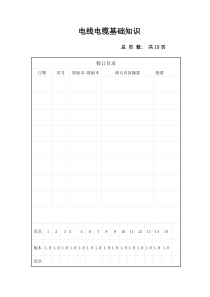 电线电缆基础知识