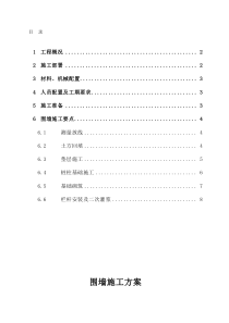 围墙施工方案(1)