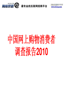 X年中国网上购物消费习惯调查报告