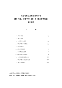 、XXXX年度、XXXX年1-6月财务报表审计报告