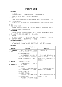 21声音的产生与传播教案11