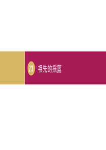 二年级下册语文课件23祖先的摇篮人教部编版共21张PPT