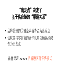 品牌管理——目标顾客群零售模式（PPT 36页）