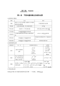 高中数学第五章平面向量专题讲义【精品】