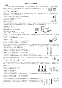 苏科版八年级下册第十章压强浮力期末复习提升题(无答案)