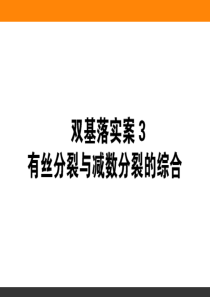 2020版高考一轮复习：1.4.3-有丝分裂与减数分裂的综合