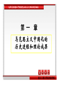 第一章马克思主义中国化的历史进程和理论成果介绍