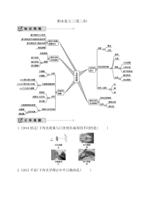 沪粤版八年级物理上册期末复习三(第三章)