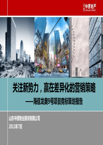 中原XXXX年7月济南海信龙奥9号项目竞标策划报告