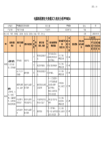 PFMEA样板