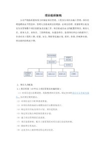 项目组织架构