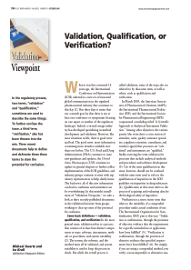 qualification--verification-or-validation