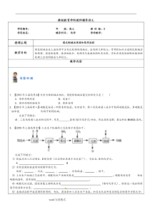 侯式制碱法原理与简单流程图