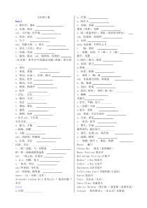 人教版九年级英语单词表默写版