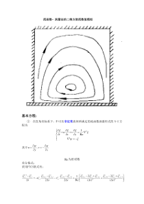 流函数-涡量法的二维方腔流数值模拟