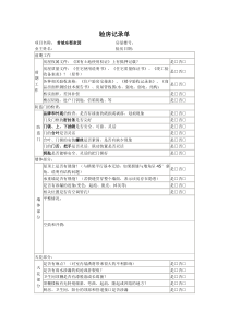 收房验房表