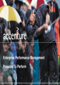 Enterprise Performance Management Pressure To Perf