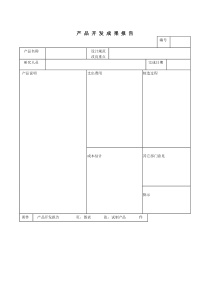 产品开发成果报告2word模板