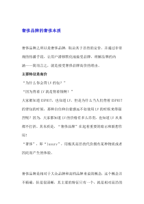 奢侈品牌的奢侈本质(doc 11)