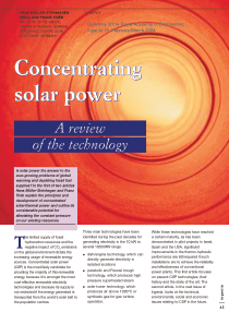 各种介绍Concentrating-solar-power