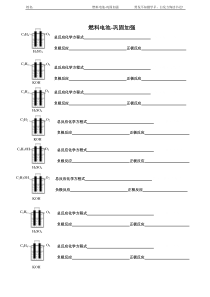 燃料电池-正负极专题习题