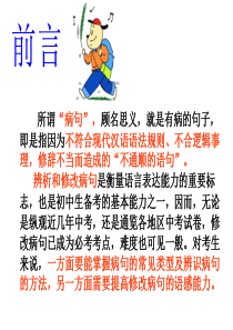 中考语文专题修改病句