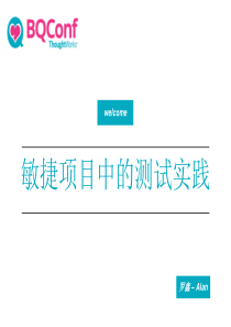 敏捷项目中的测试实践