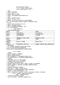 最新人教版七年级上册中国历史知识点总结归纳(全册)