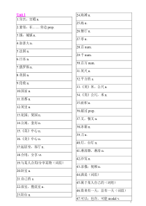 新译林版牛津英语7B单词表