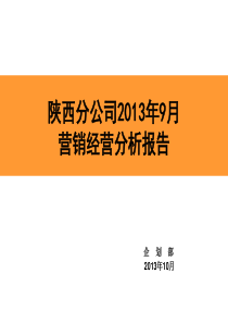 公司月度经营分析及KPI报告