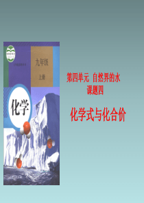 九年级化学上册-第四单元《自然界的水》课题4《化学式与化合价》课件(新版)新人教版