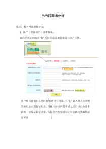 当当网需求分析