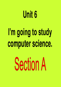 2013新版人教版八年级英语上册unit-6-Im-going-to-study-computer-