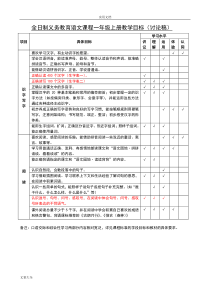 人教版语文上册各个年级教学目标