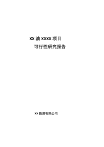 成立能源合资公司项目可行性研究报告