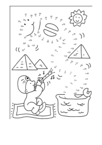 超多张儿童数字连线图-4岁小孩最爱