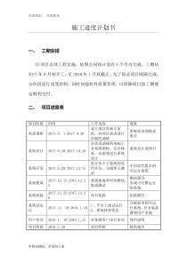 软件项目进度计划