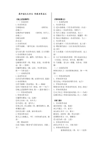 高中文言文人教版必修一至五【词类活用】总结归纳梳理