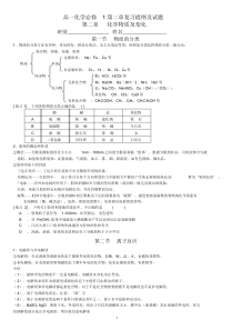 高中化学必修一第二章复习知识点整理(1)